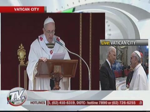 Pope Francis meets world leaders