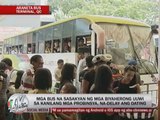 Pinoys begin to flock at bus terminals