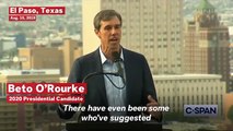Beto O'Rourke Slams Trump's Rhetoric In El Paso