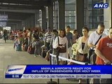 Manila airports ready for influx of passengers for holy week