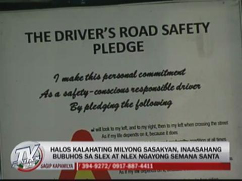 Heavy traffic expected in SLEX, NLEX