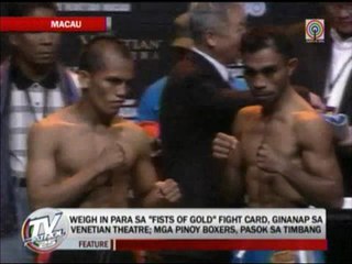 4 Pinoys make weight for Macau boxing event