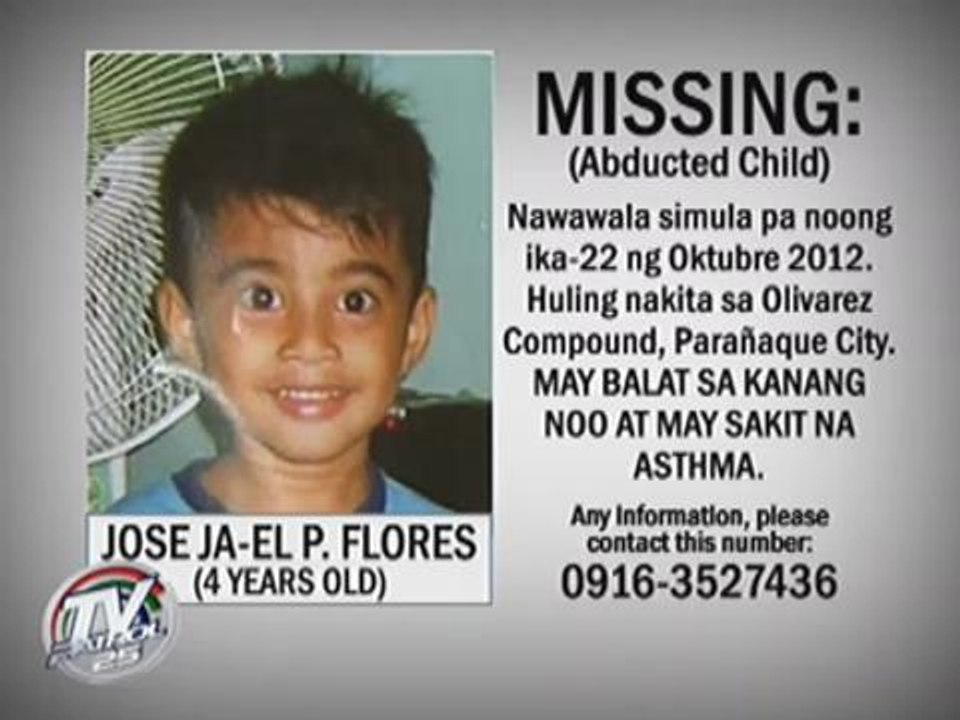 Child still missing after 6 months