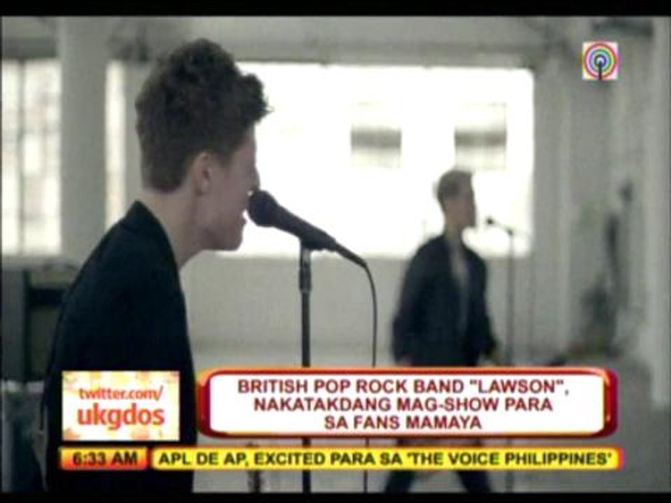 British group Lawson in Manila for concert