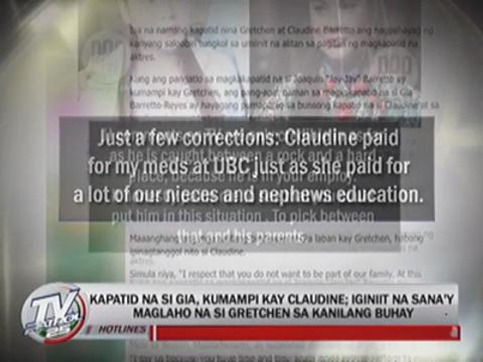 Barretto feud escalates; siblings take sides