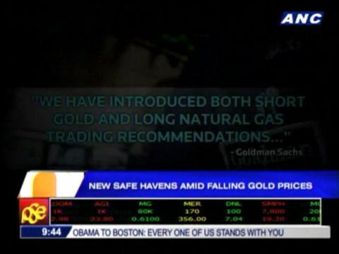 As gold prices fall, investors seek new safe havens