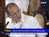 PNoy leaves for Brunei to attend ASEAN summit