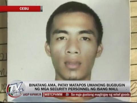 Kin of slain 'shoplifter' in Cebu seek justice