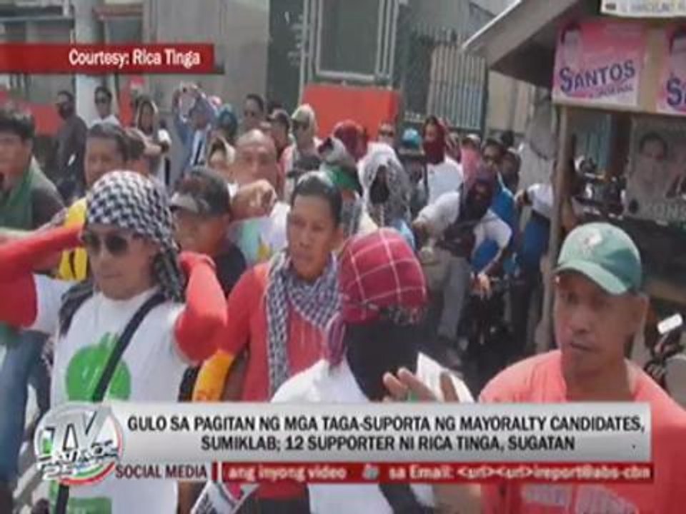 12 hurt as supporters of Cayetano, Tinga clash