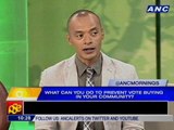 ANCAsks: What can you do to prevent vote buying in your community?