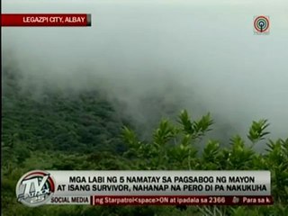 Bodies of 5 killed in Mayon explosion found