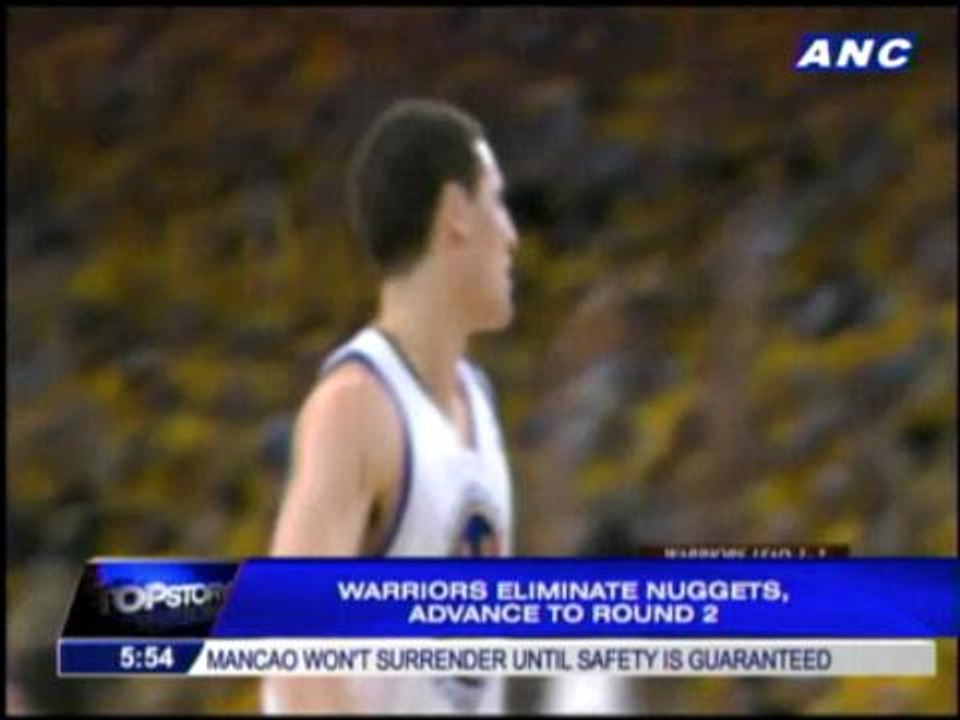 Warriors eliminate Nuggets