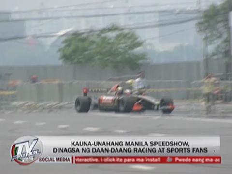 Stockinger thrills crowd in Manila Speed Show
