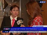 Santos not eyeing vice-presidency in 2016