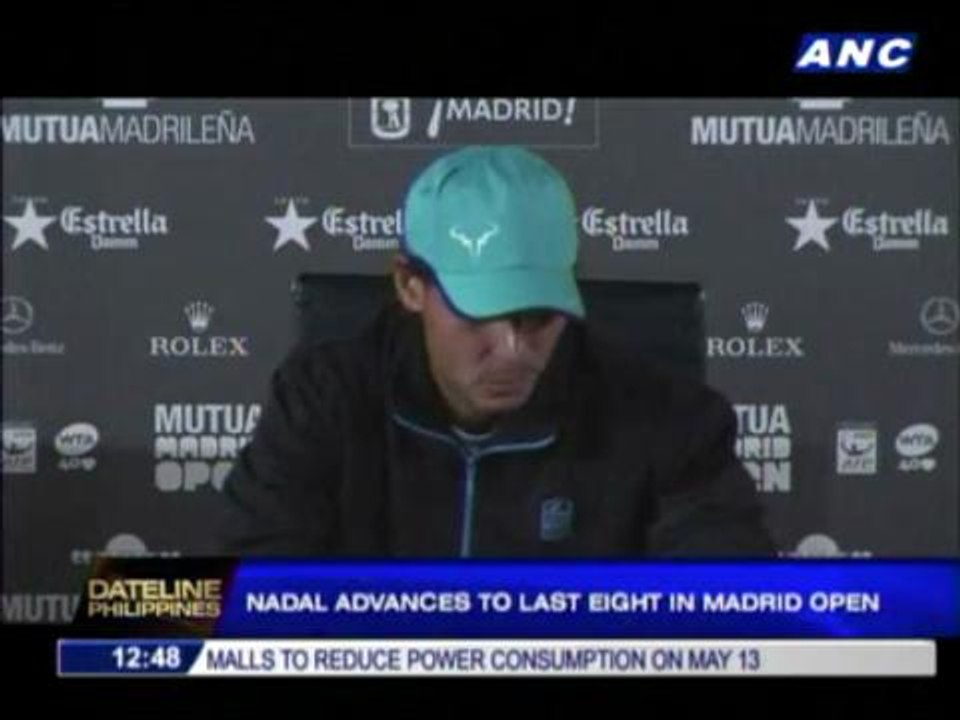 Nadal advances to Last 8 in Madrid Open