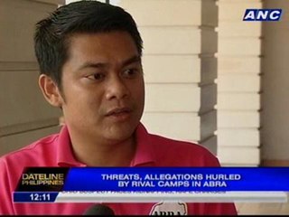 Threats, allegations hurled by rival camps in Abra