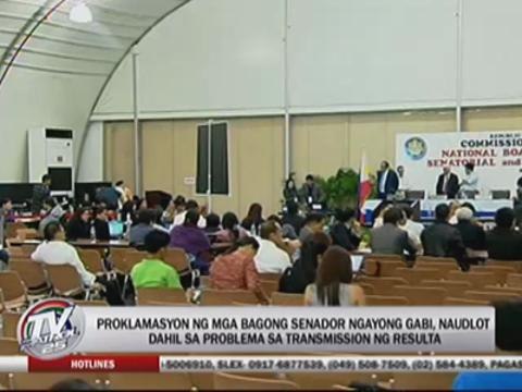 Comelec delays proclamation of senatorial race winners