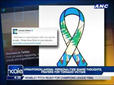 Athletes, celebs urge followers to #PrayForOklahoma