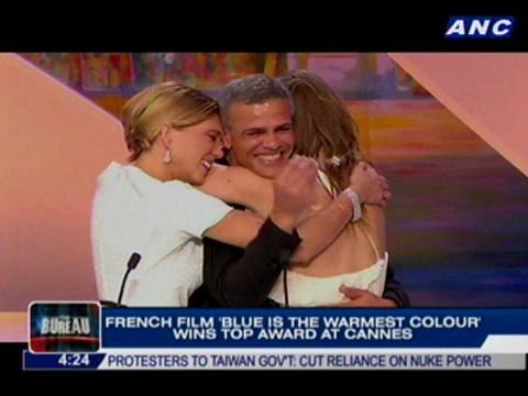 French film La Vie D'Adele wins top award at Cannes