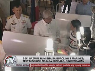 PNoy visits wake for 7 slain Marines