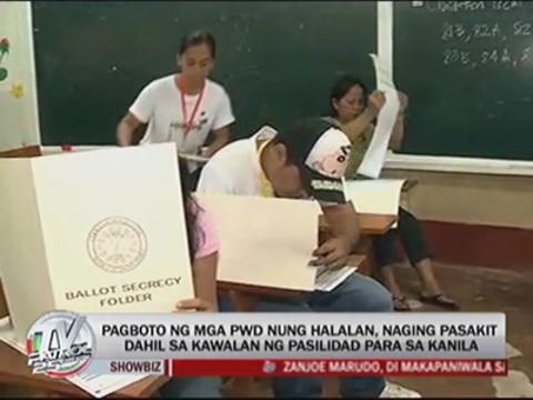 PWDs hit lack of facilities in mid-term polls