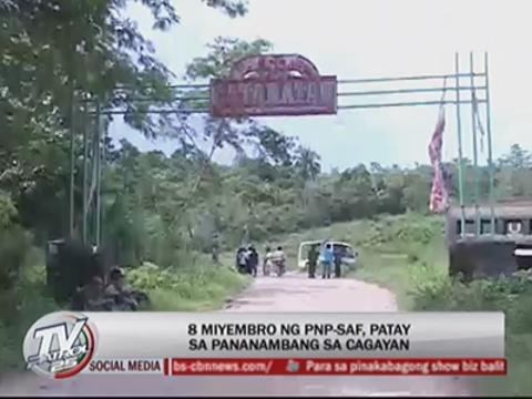 8 elite cops killed in Cagayan ambush