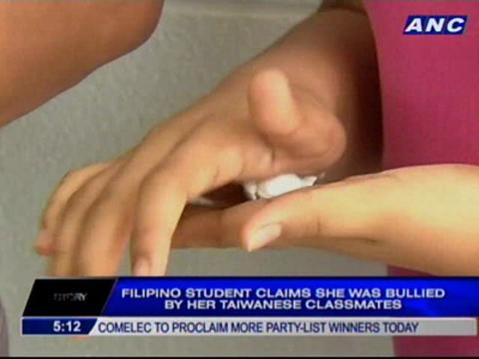 Filipino student claims she was bullied by her Taiwanese classmates