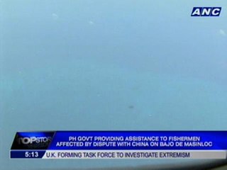 PH gov't providing assistance to fishermen affected by dispute with China on Bajo de Masinloc