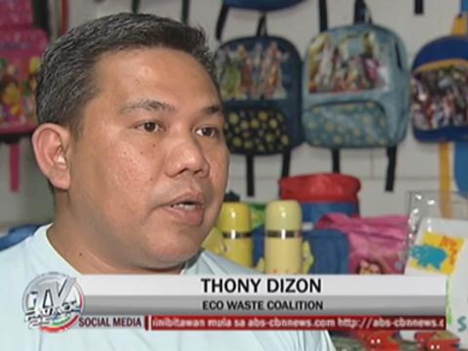 Group warns against toxic school supplies