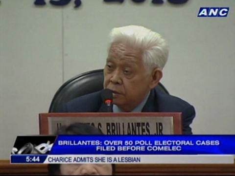 Brillantes: Over 50 poll electoral cases filed before COMELEC