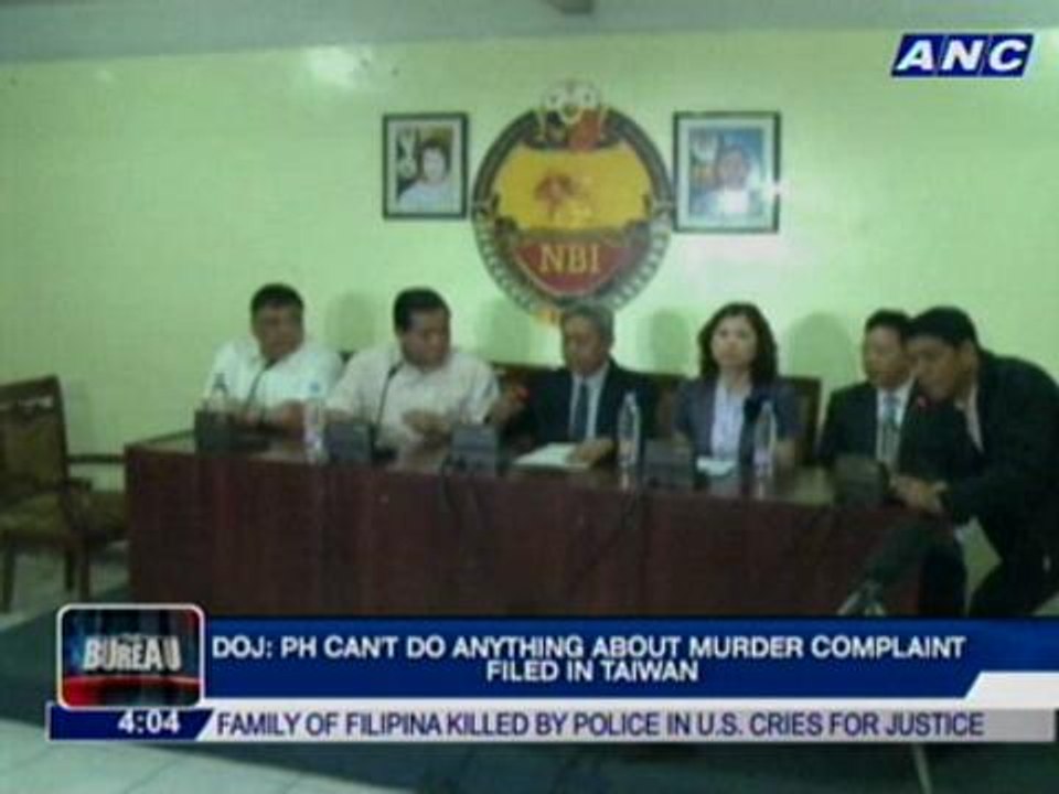 DOJ: PH can't do anything about murder complain...