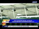 Rain damages Brazil stadium before Confed Cup