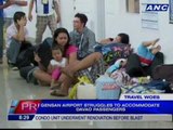 Gensan airport struggles to accommodate Davao passengers