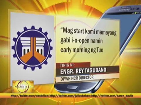 Road reblocking to resume in 9 Metro roads