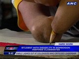 Student with disability in Sorsogon inspires classmates