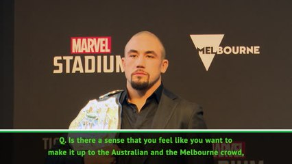 Whittaker ready to put on a show for Melbourne crowd
