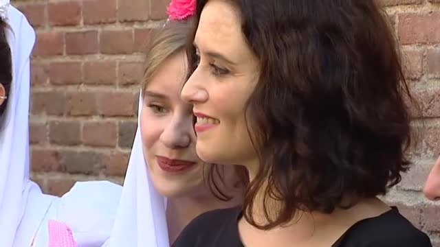 Díaz Ayuso se estrena como presidenta de la Comunidad de Madrid en las fiestas de La Paloma