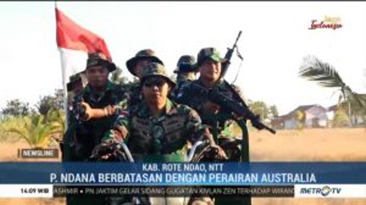 Pasukan TNI Lakukan Patroli Perbatasan Indonesia-Australia