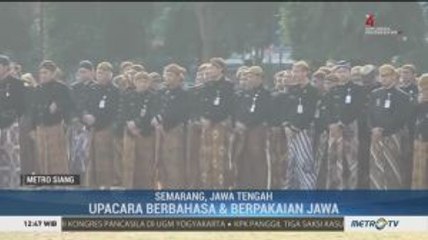Upacara HUT ke-69 Jateng Gunakan Bahasa Jawa