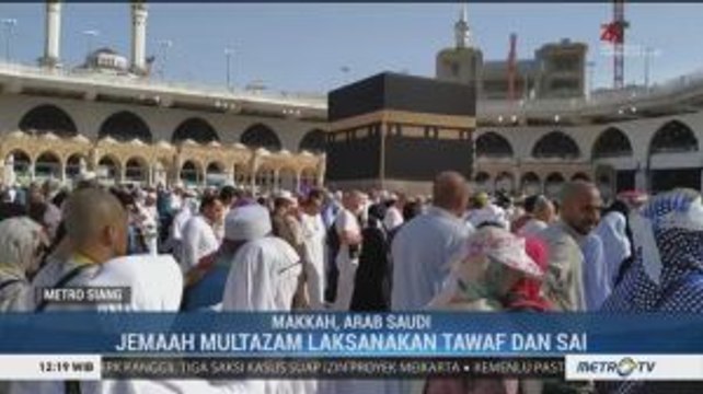 Jemaah Haji Laksanakan Tawaf Ifadah dan Sai di Masjidil Haram