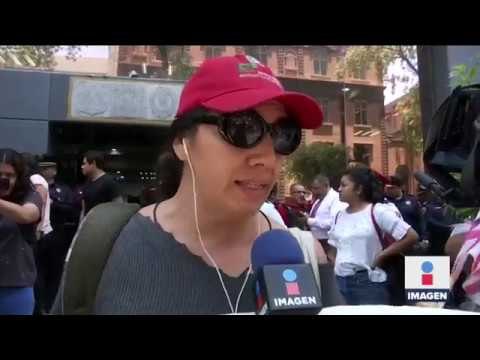 Agreden con diamantina a Jesús Orta durante manifestación | Noticias con Ciro Gómez Leyva