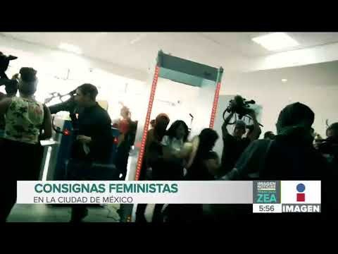 Mujeres salen a las calles de la CDMX para exigir justicia por los casos de violación