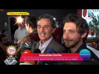 Sebastián Zurita responde ante el supuesto romance de su papá con Kika Edgar | Sale el Sol