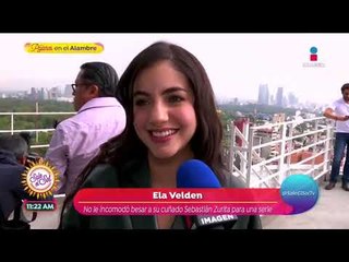 Ela Velden confiesa cómo fue besar a su cuñado Sebastián Zurita | Sale el Sol