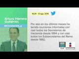 El secretario de Hacienda confirma visita de José Antonio Meade a Palacio Nacional | Francisco Zea