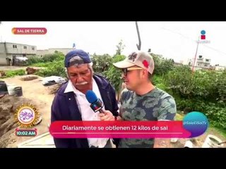 ¡Sajid aprendió a elaborar sal de tierra! | Sale el Sol