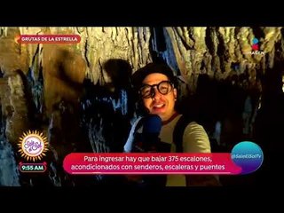 Sajid se fue a conocer las Grutas de la estrella en Tonatico | Sale el Sol