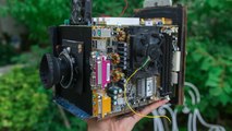 This functioning camera was made from 20 year old computer parts