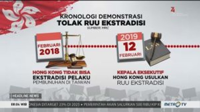 Jalan Panjang Warga Hong Kong Tolak RUU Ekstradisi