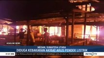 5 Unit Ruko di Medan Labuhan Terbakar